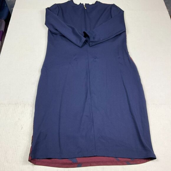 Lauren Ralph Lauren Pencil Dress Equestrian Print 3/4 Sleeve Zip Pullover Small - Picture 9 of 10